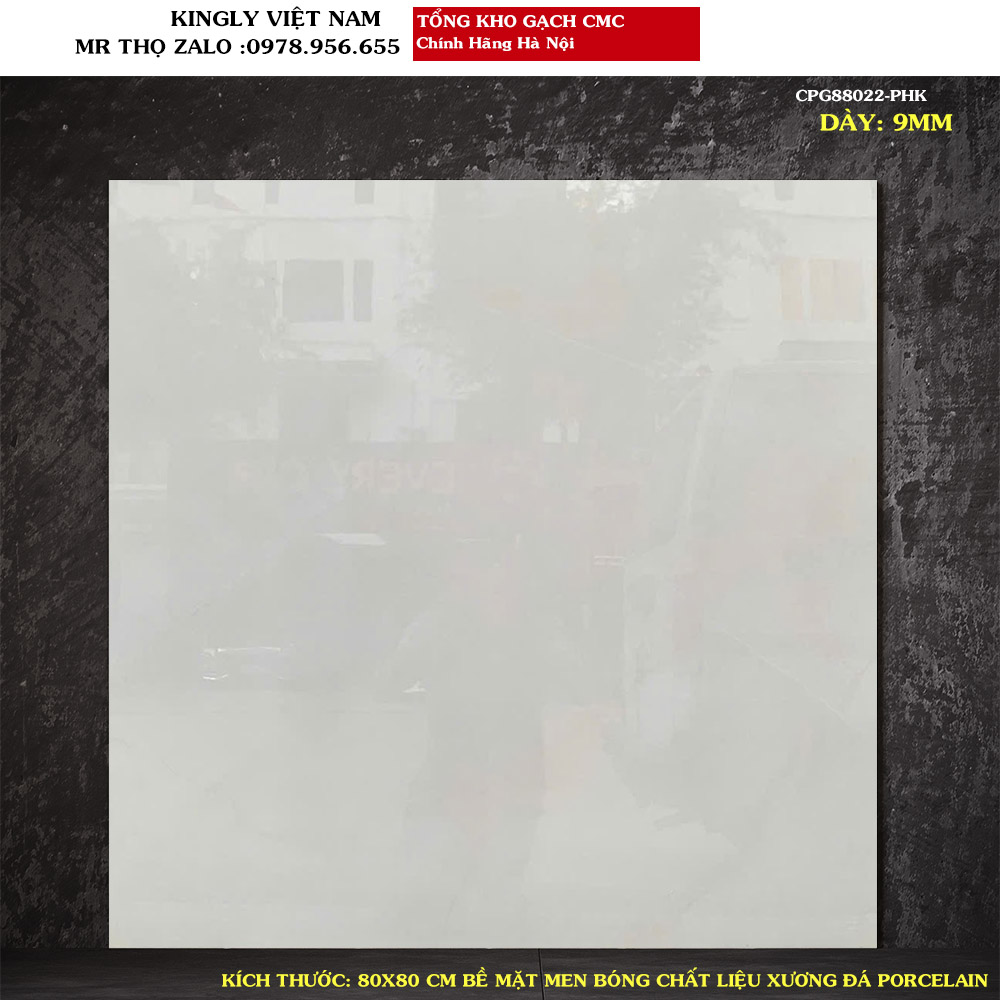 Gạch lát nền CMC 80X80 CPG88022 Loại A